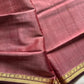 Vegan Silk Saree – Vintage Rose Handloom Art Silk
