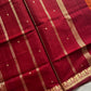 Vegan Silk Saree – Burnt Orange Handloom Art Silk