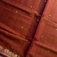 Vegan Silk Saree – Cinnamon Copper Handloom Art Silk