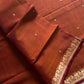 Vegan Silk Saree – Cinnamon Copper Handloom Art Silk