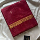 Vegan Silks | Chinnalampattu Saree – Maroon & Beige