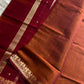 Vegan Silk Saree – Cinnamon Copper Handloom Art Silk