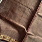 Vegan Silk Saree – Cocoa Mauve Handloom Art Silk