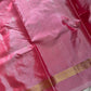 Vegan Silks | Chinnalampattu Saree – Pastel Pink