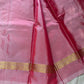 Vegan Silks | Chinnalampattu Saree – Pastel Pink