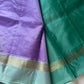 Vegan Silks | Chinnalampattu Saree – Lavender Mist