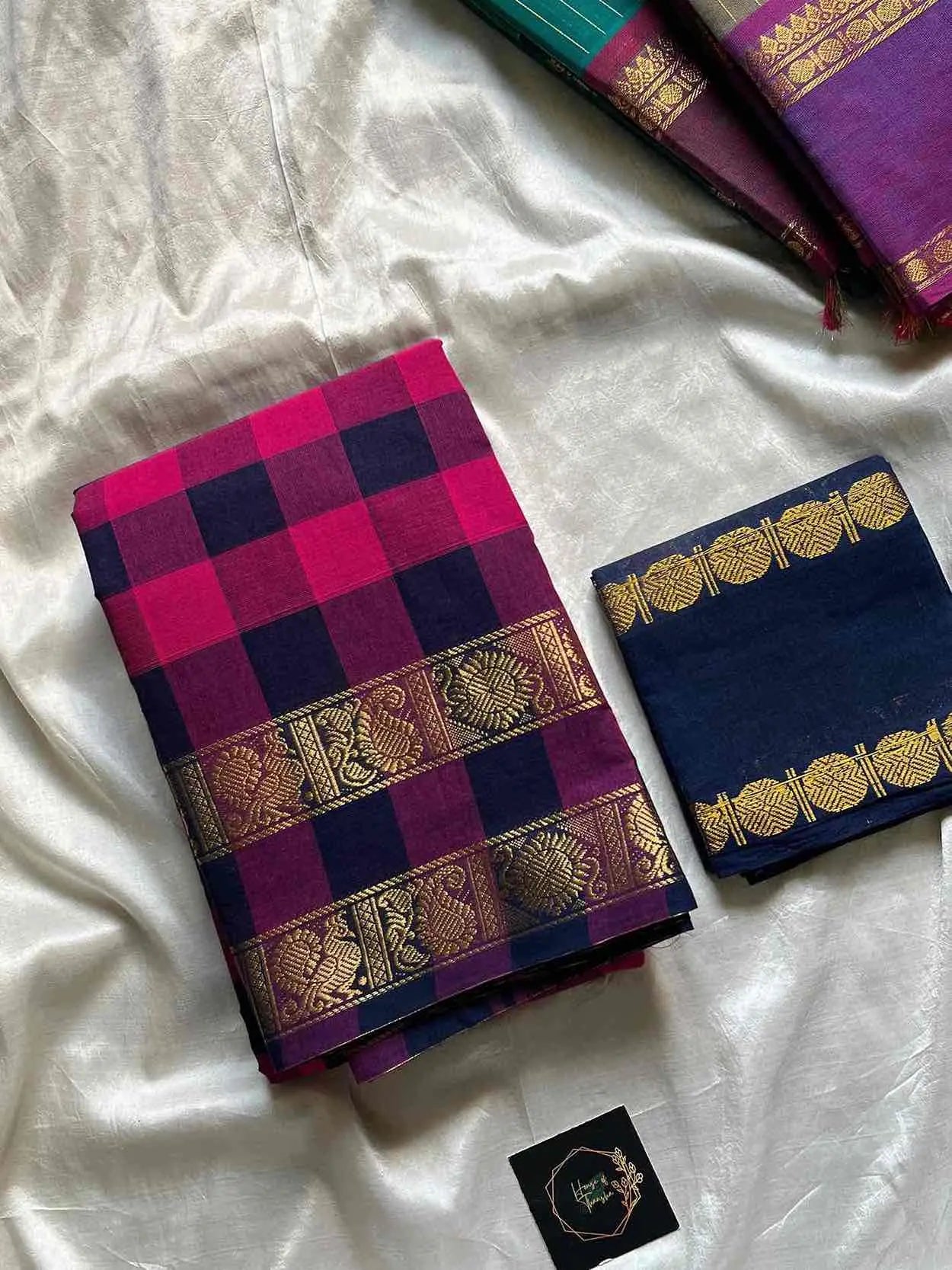 Chettinadu Cotton Saree | Kattam