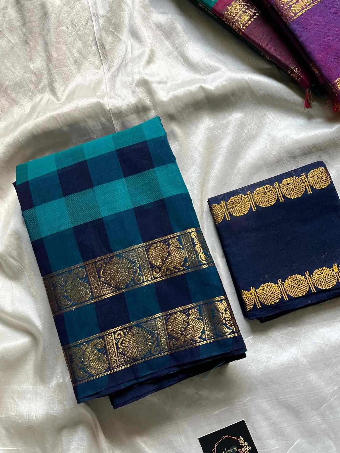 Chettinadu Cotton Saree | Kattam