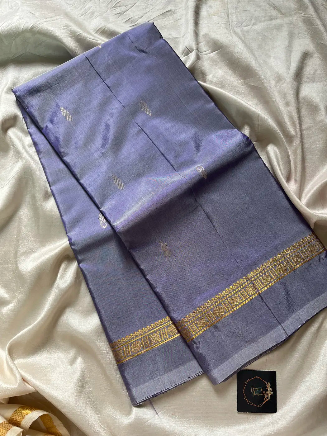 Vegan Silks | Chinnalampattu Saree – Pastel Lavender