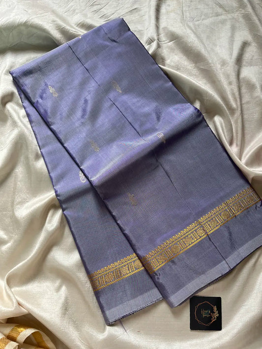 Vegan Silks | Chinnalampattu Saree – Pastel Lavender