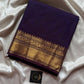 Subtle Weaves | Violet Kanchi Cotton Saree