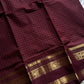 Kattam Edit – Brown Checked Chettinadu Cotton Saree