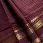 Kattam Edit – Brown Checked Chettinadu Cotton Saree