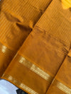 Zari Edition | Golden Yellow Kanchi Cotton Saree