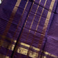 Kattam Edit – Purple Checked Chettinadu Cotton Saree