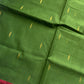 Vegan Silk Saree – Green Handloom Art Silk