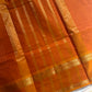 Zari Edition | Orange Kanchi Cotton Saree
