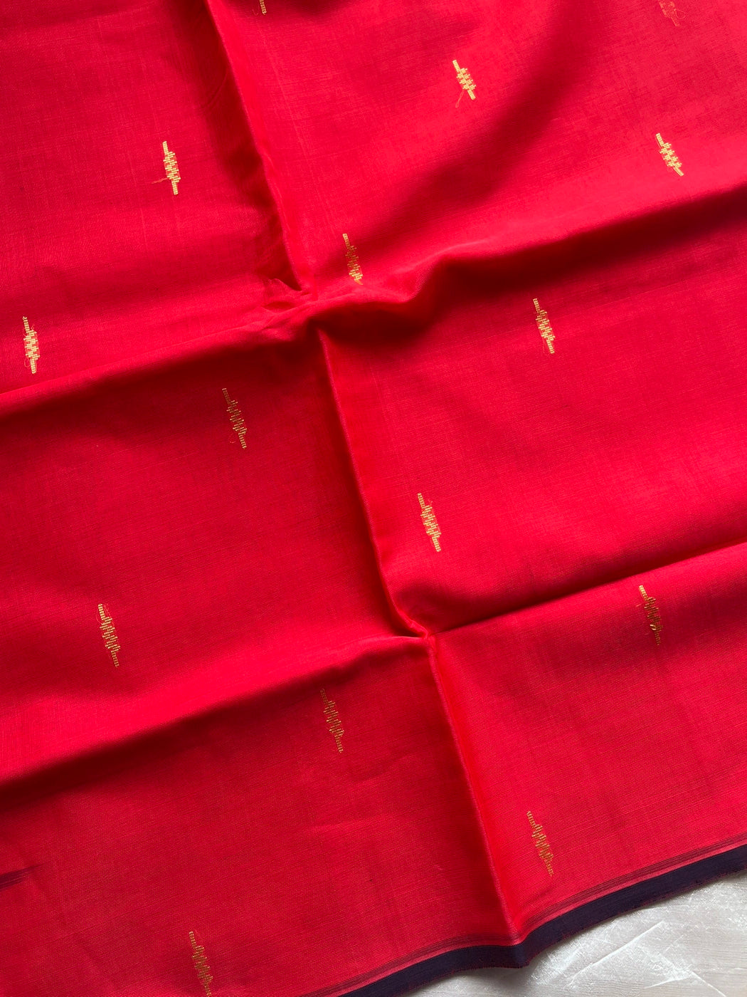 Vegan Silk Saree – Coral Pink Handloom Art Silk