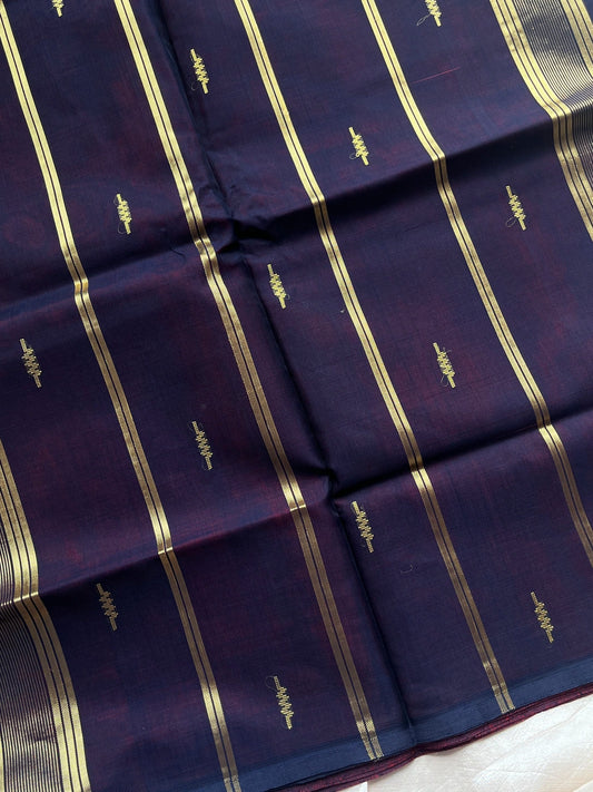 Vegan Silk Saree – Coral Pink Handloom Art Silk