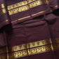 Vintage Looms | Coffee Brown Kanchi Cotton Saree