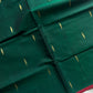 Vegan Silk Saree – Dark Green Handloom Art Silk