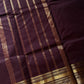 Subtle Weaves | Coffee Brown Kanchi Cotton Saree