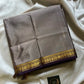 Vegan Silks | Chinnalampattu Saree – Stone Taupe