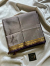 Vegan Silks | Chinnalampattu Saree – Stone Taupe