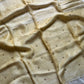 Handloom Matka Silk Saree with Muslin Pallu - Cream