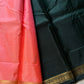 Vegan Silks | Chinnalampattu Saree – Peach & Green
