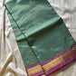 Vegan Silks | Chinnalampattu Saree – Sage Mist