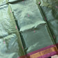 Vegan Silks | Chinnalampattu Saree – Sage Mist