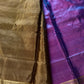Vegan Silks | Chinnalampattu Saree – Bronze Olive