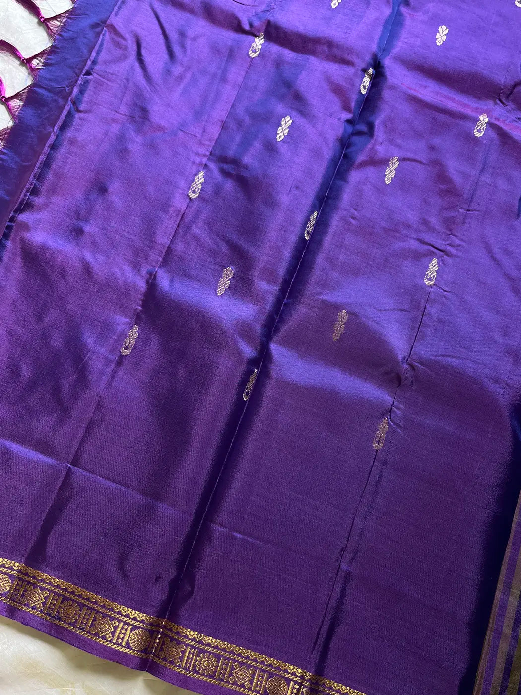 Vegan Silks | Chinnalampattu Saree – Tender Leaf