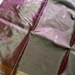 Vegan Silks | Chinnalampattu Saree – Olive Taupe