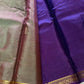 Vegan Silks | Chinnalampattu Saree – Olive Taupe