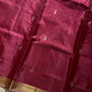 Vegan Silks | Chinnalampattu Saree – Ruby Wine