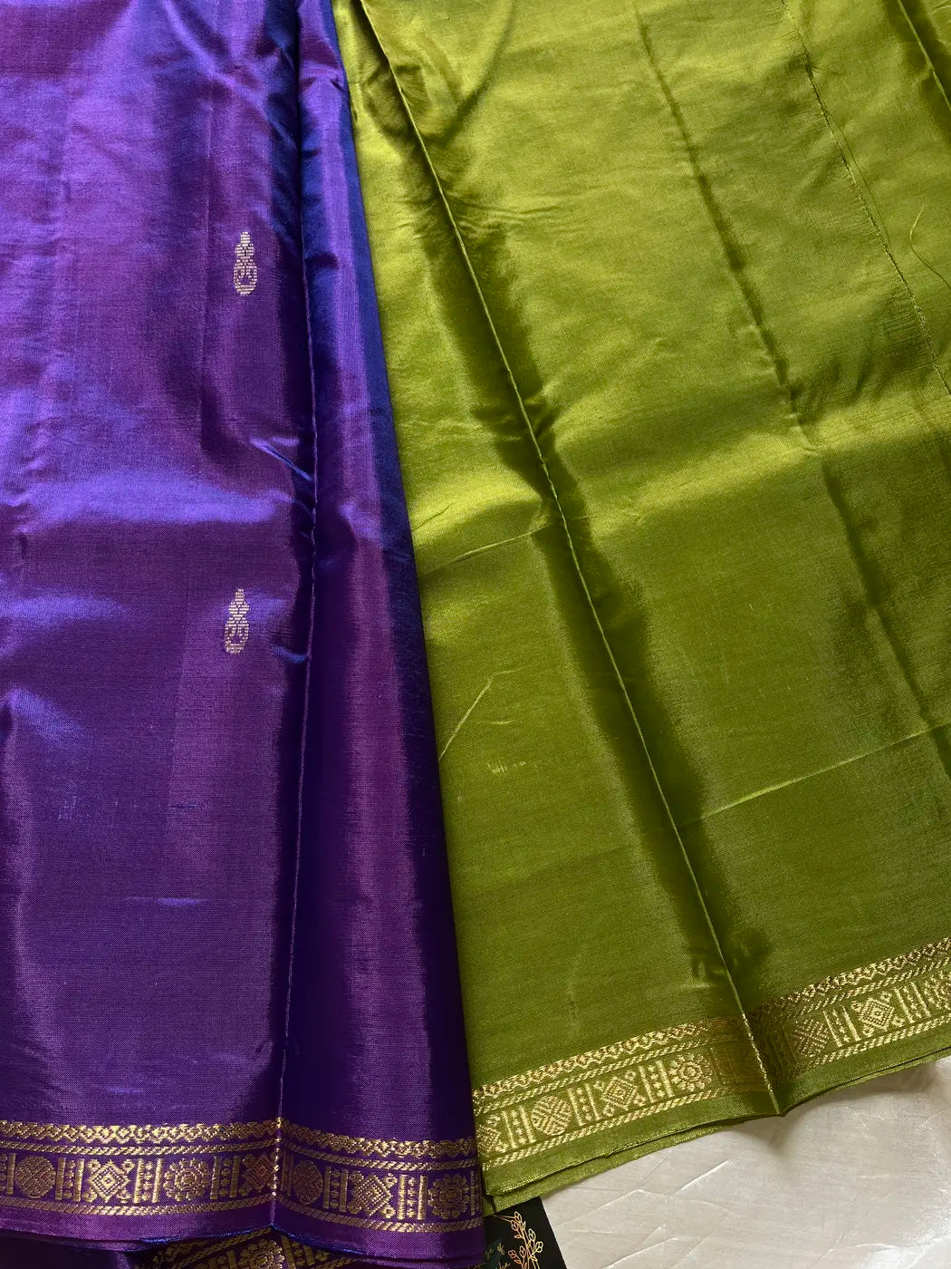 Vegan Silks | Chinnalampattu Saree – Royal Purple