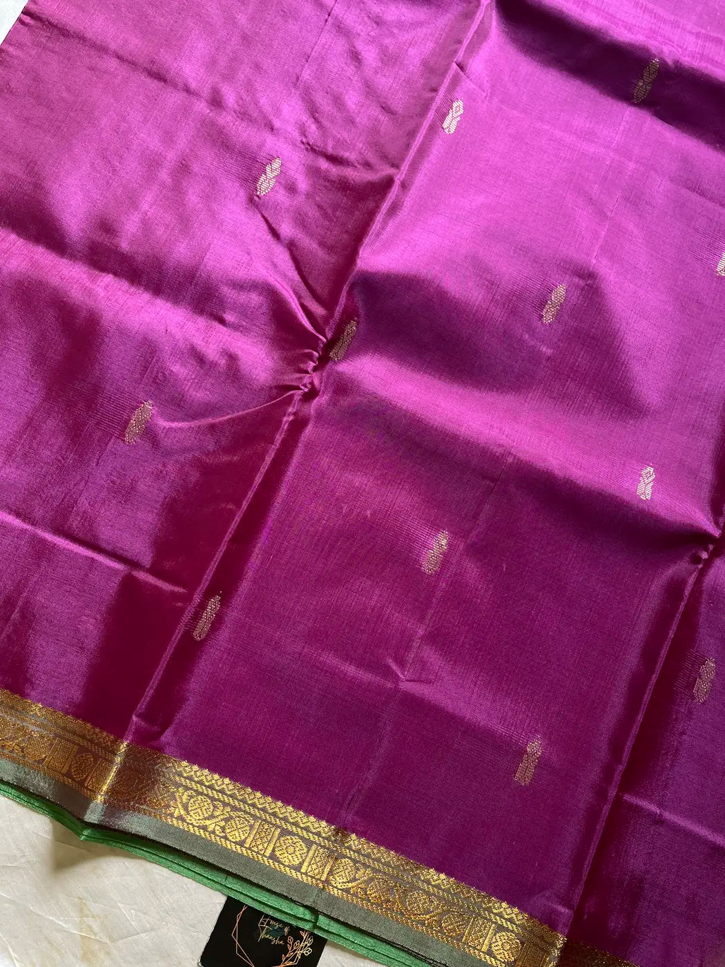 Vegan Silks | Chinnalampattu Saree – Mulberry Pink