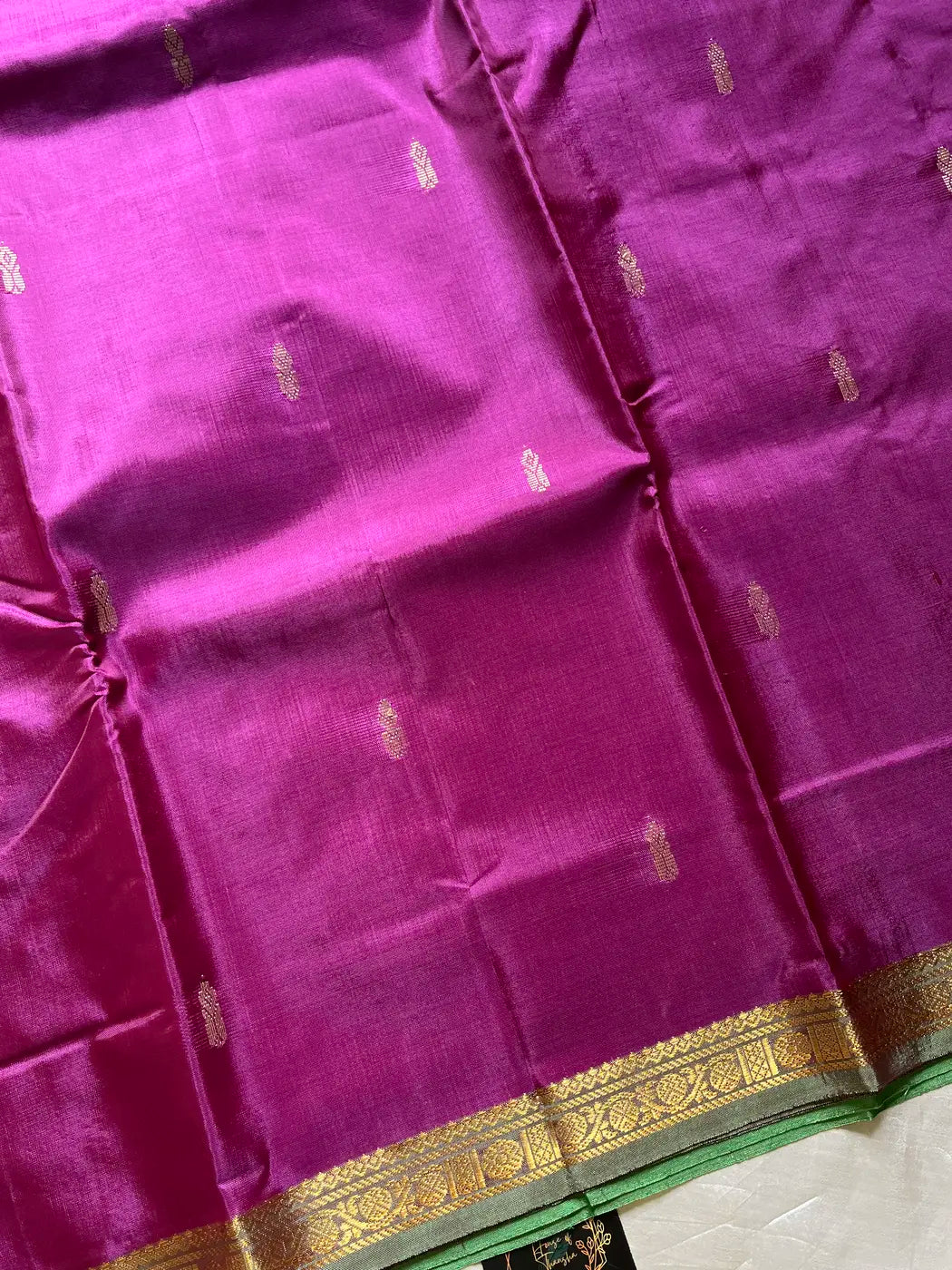 Vegan Silks | Chinnalampattu Saree – Mulberry Pink