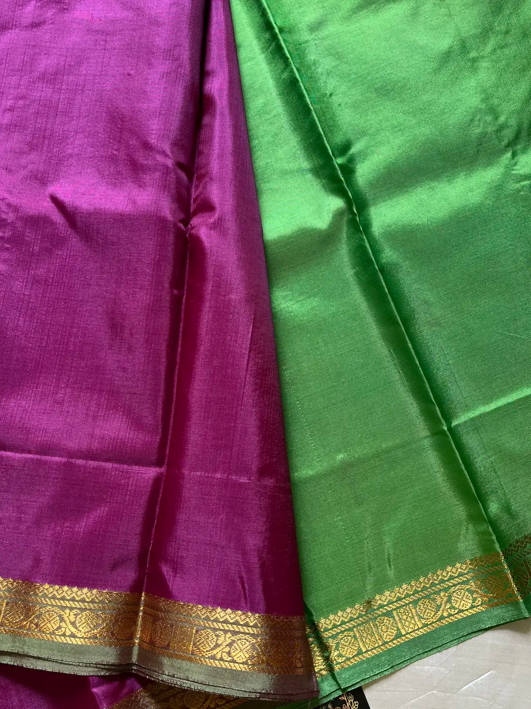 Vegan Silks | Chinnalampattu Saree – Mulberry Pink