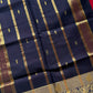 Vegan Silk Saree – Red & Blue | Handloom