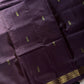 Vegan Silks | Chinnalampattu Saree – Chocolate Brown