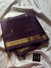 Vegan Silks | Chinnalampattu Saree – Chocolate Brown
