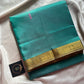 Vegan Silks | Chinnalampattu Saree – Turquoise Teal