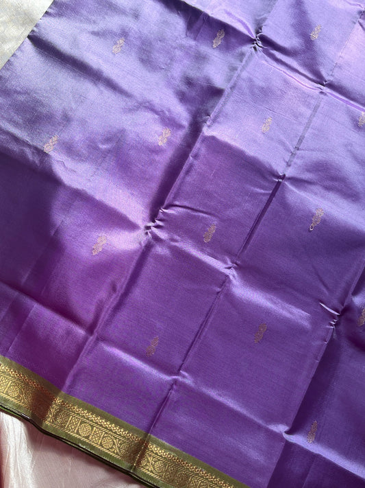 Vegan Silks | Chinnalampattu Saree – Lavender
