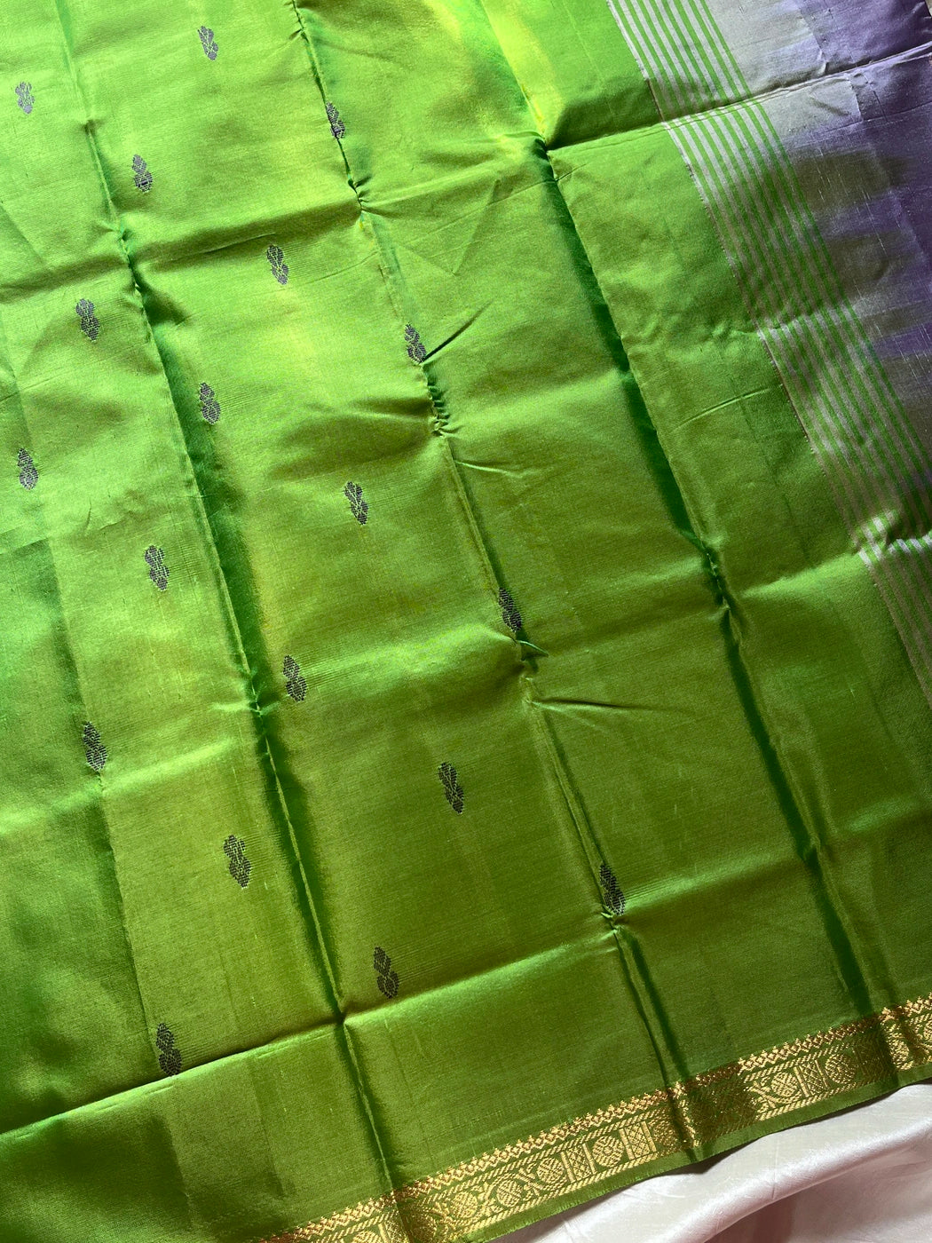 Vegan Silks | Chinnalampattu Saree – Lavender
