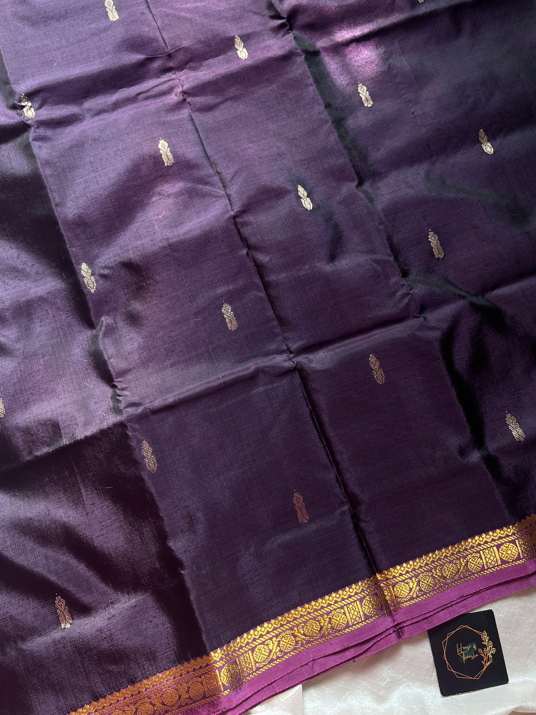 Vegan Silks | Chinnalampattu Saree – Jamun Purple