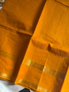 Zari Edition | Mango Yellow Kanchi Cotton Saree