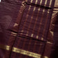 Preorder - Zari Edition | Coffee Brown Kanchi Cotton Saree